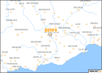 map of Bonra