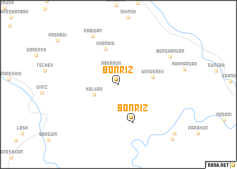 map of Bonrīz