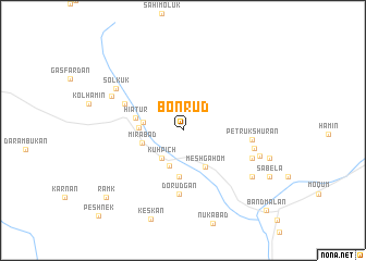 map of Bon Rūd