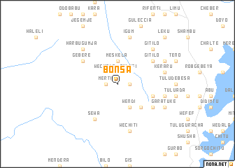 map of Bonsa