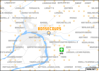 map of Bonsecours