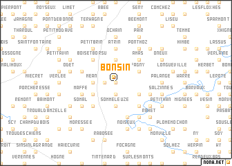 map of Bonsin