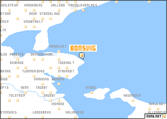 map of Bønsvig