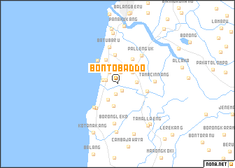 map of Bontobaddo