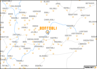 map of Bontobli