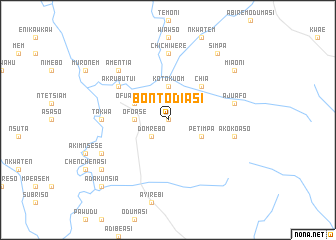map of Bontodiasi