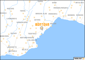 map of Bontowa