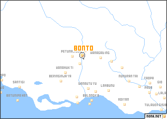 map of Bonto