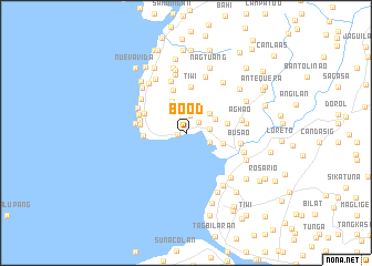 map of Bood