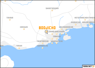 map of Bōōjichō