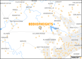 map of Booker Heights
