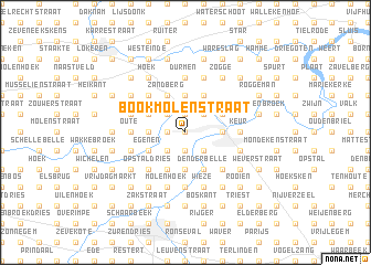 map of Bookmolenstraat