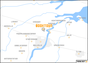 map of Booktown