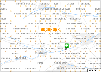 map of Boonhoek