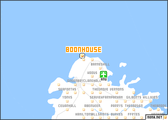 map of Boon House