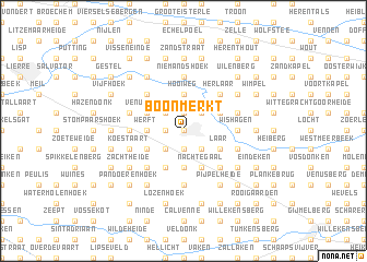 map of Boonmerkt