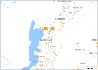 map of Booriini