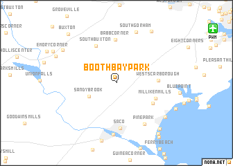 map of Boothbay Park