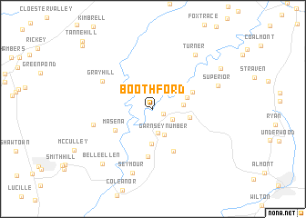 map of Booth Ford