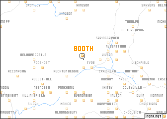 map of Booth
