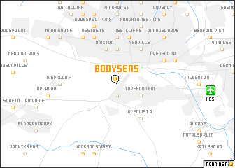 map of Booysens