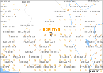 map of Bopitiya