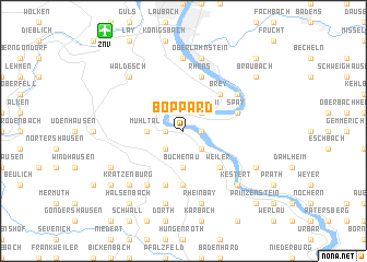 map of Boppard