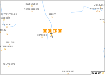 map of Boquerón