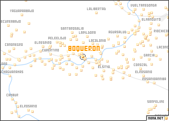 map of Boquerón