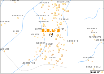 map of Boquerón