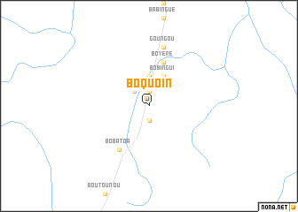 map of Boquoin