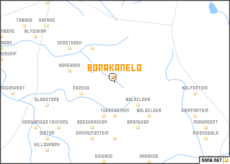 map of Borakanelo