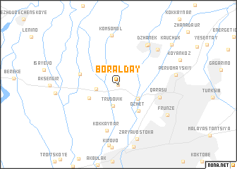 map of Boralday