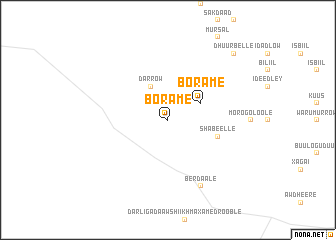 map of Borame