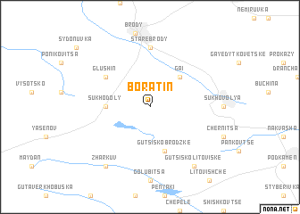 map of Boratin