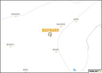 map of Borāwar