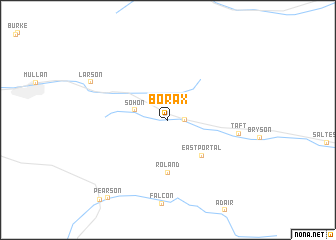 map of Borax
