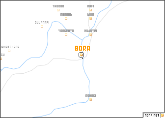 map of Bora