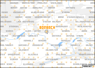 map of Borbach