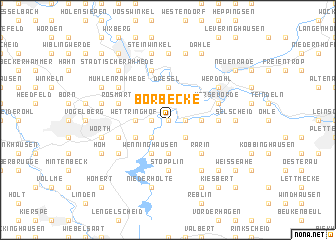 map of Borbecke