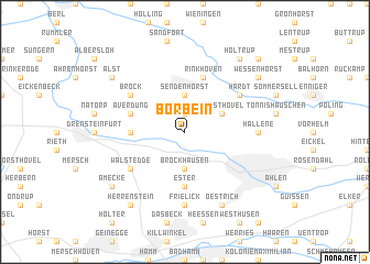 map of Borbein