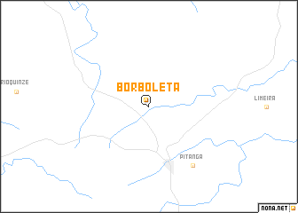 map of Borboleta