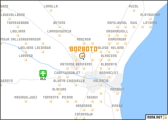 map of Borbotó