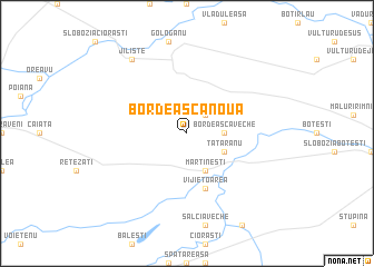 map of Bordeasca Nouă