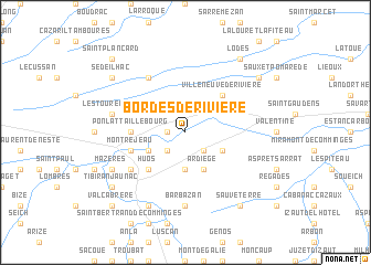 map of Bordes-de-Rivière