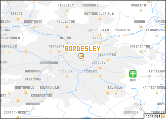 map of Bordesley