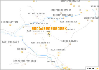 map of Bordj Ben Embarek