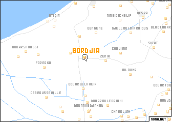 map of Bordjia