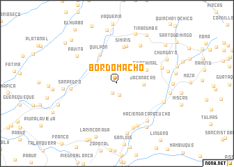 map of Bordo Macho