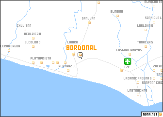 map of Bordonal